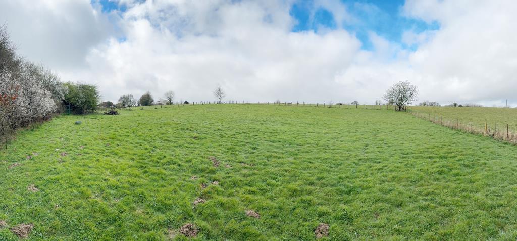 Lot: 49 - OVER TWO ACRE FREEHOLD SITE WITH PLANNING FOR BARN - General view of the land